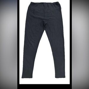 Women Black Leggins No Size But Measurements Showing (0339)